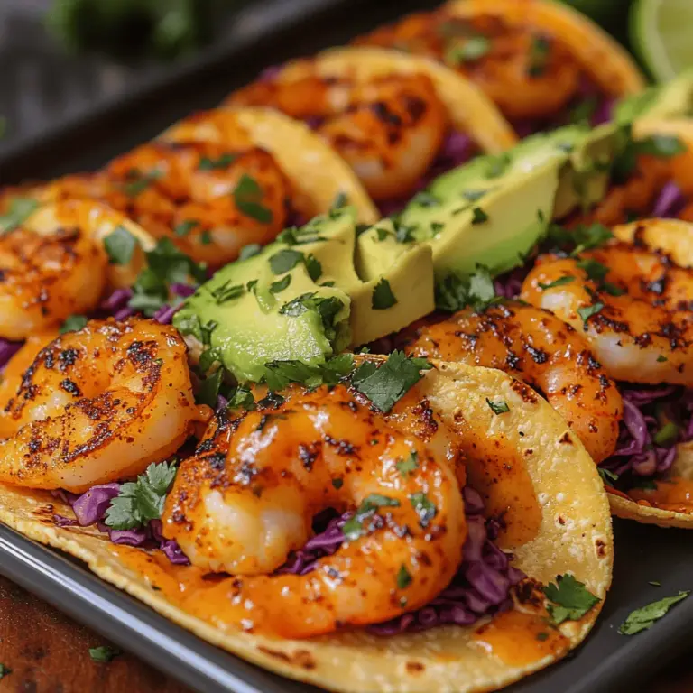 If you're a fan of seafood and crave a blend of vibrant flavors and satisfying textures, then Bang Bang Shrimp Tacos are sure to become a favorite. This innovative dish combines crispy, battered shrimp with a creamy, spicy sauce, all wrapped in warm tortillas, making it a delightful fusion of Asian and Mexican culinary influences. The marriage of crunchy shrimp, zesty toppings, and a rich sauce creates a tantalizing experience that is both comforting and exciting.