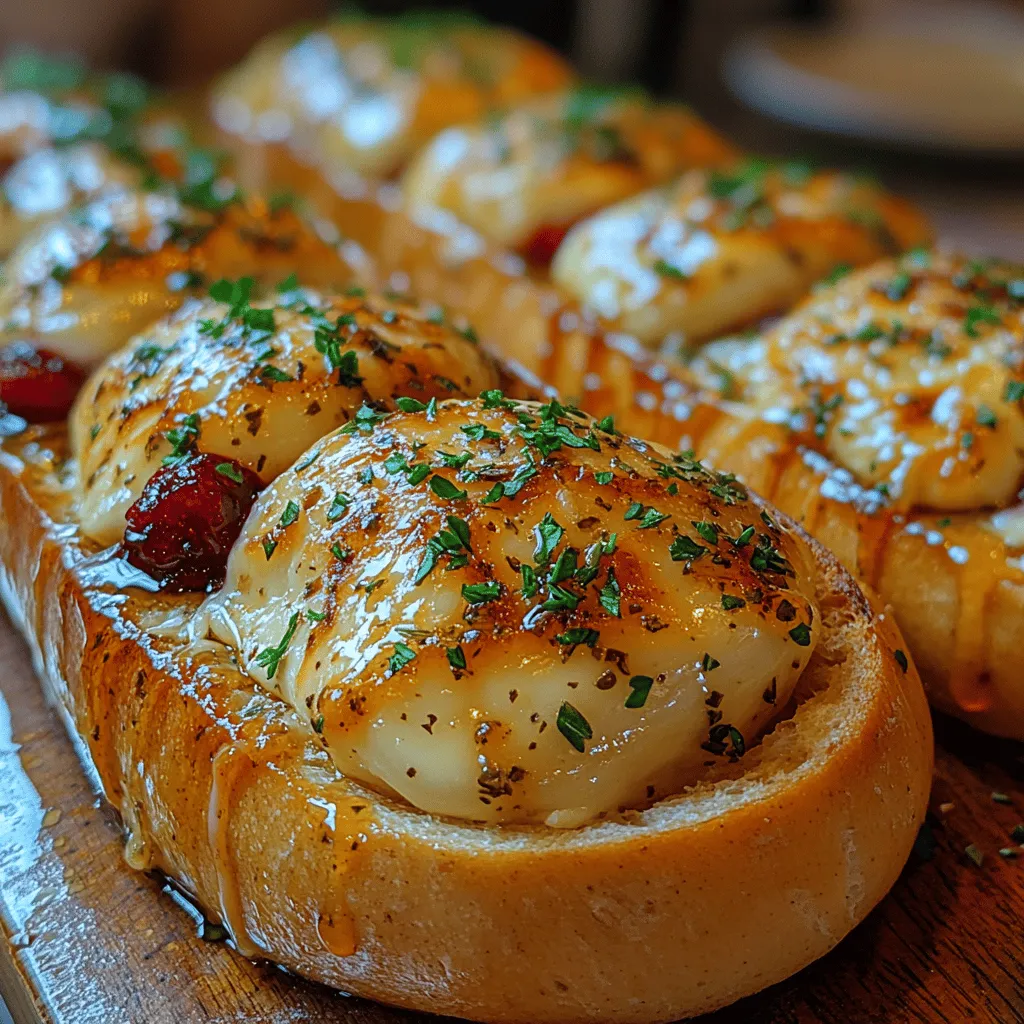 When it comes to comfort food that doubles as a festive appetizer, few dishes can rival the appeal of Garlic Herb Sourdough Bread Stuffed with Brie and Cranberry Sauce. This dish not only brings a delightful combination of flavors but also serves as a stunning centerpiece for any gathering. Imagine the warm aroma of garlic and herbs wafting through your kitchen, inviting friends and family to indulge in a unique culinary experience that perfectly balances savory and sweet.