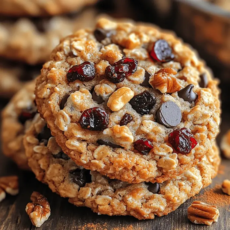 To appreciate the Hearty Delight Oatmeal Breakfast Cookies fully, let’s explore the key ingredients that contribute to their nutritional profile and flavor. Each component plays a vital role, making these cookies not only tasty but also beneficial for your health.
