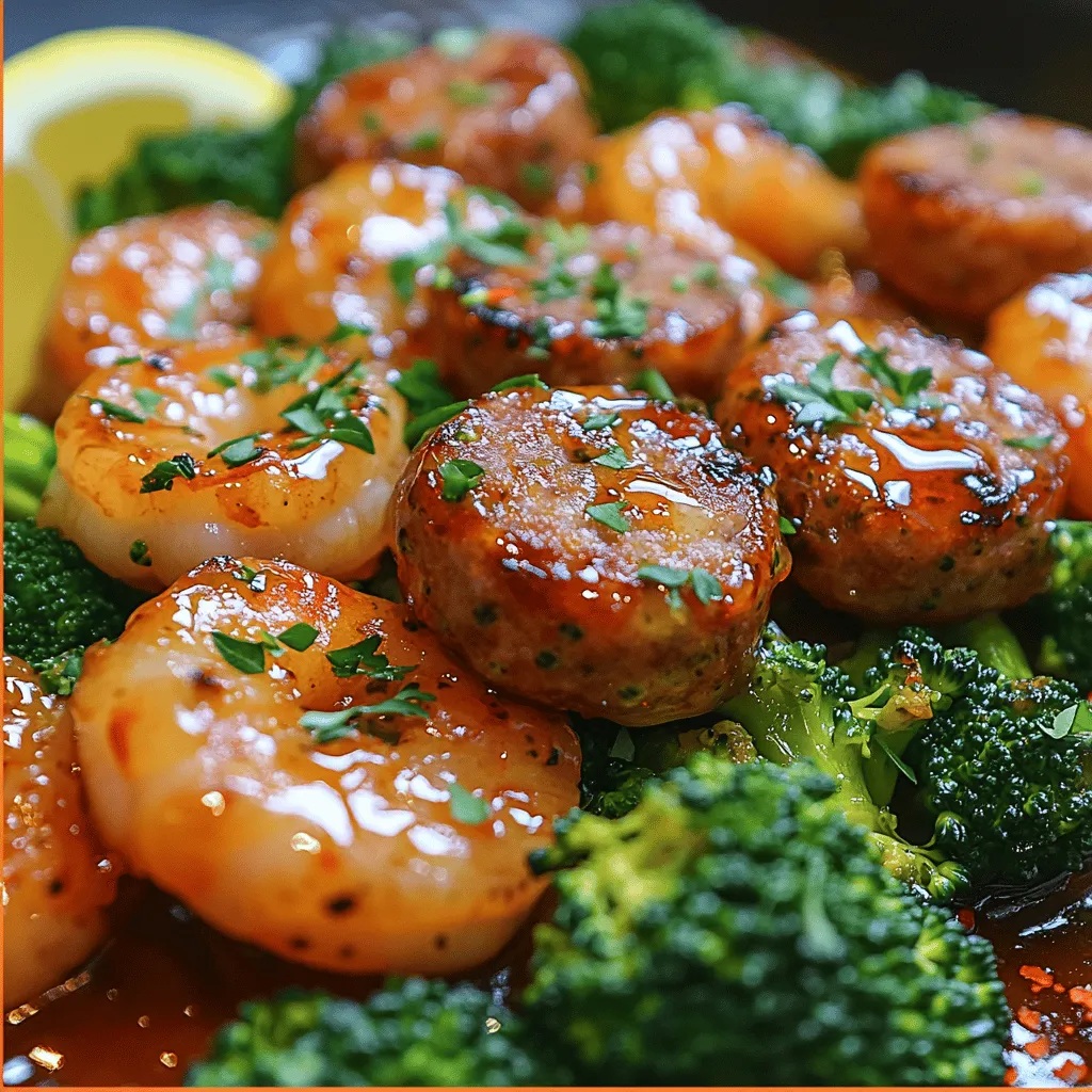 In the fast-paced world we live in today, finding the perfect balance between taste, nutrition, and convenience in our meals can be quite a challenge. This is where the delectable Honey Garlic Shrimp Sausage and Broccoli Delight comes into play. This dish is not only a feast for the senses but also a quick and nutritious option that fits seamlessly into a busy lifestyle. Combining succulent shrimp, flavorful Italian sausage, and vibrant broccoli, this recipe is designed to tantalize your taste buds while providing a wholesome meal.