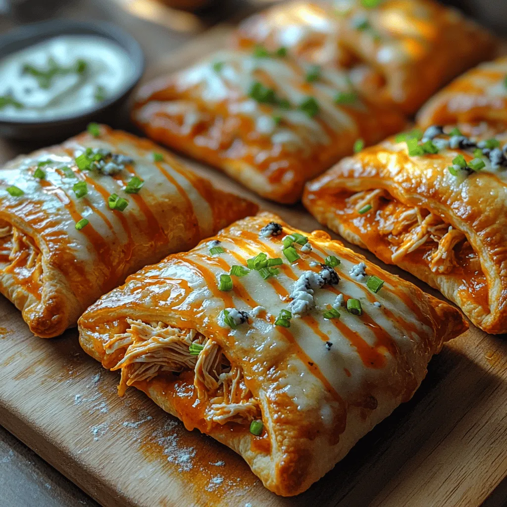 Buffalo Chicken Pizza Pockets have emerged as one of the quintessential comfort foods that effortlessly blend flavors and convenience. Imagine a piping hot pocket bursting with spicy buffalo chicken, melted cheese, and the satisfying crunch of golden-brown dough. This dish has become a go-to option for many, whether it’s a casual weeknight dinner, a fun gathering with friends, or even a game day snack. The allure of Buffalo Chicken Pizza Pockets lies not only in their bold flavors but also in their portability, making them ideal for sharing and enjoying on the go.