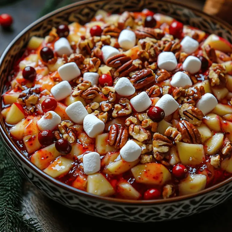 The holiday season is a time for gathering with loved ones, sharing joyful moments, and indulging in delicious food. Each celebration often features a variety of festive dishes that not only tantalize the taste buds but also bring a sense of warmth and nostalgia. Among the array of traditional holiday recipes, the Festive Cranberry Jello Delight stands out as a vibrant and flavorful addition that effortlessly captures the essence of the season.
