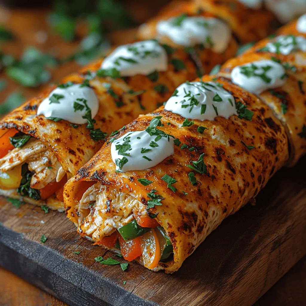 If you're looking for a meal that combines comfort and flavor in a quick, easy-to-prepare package, look no further than Cheesy Garlic Chicken Wraps. This delightful dish is not only satisfying but also versatile, making it a favorite for families and meal preppers alike. Wraps provide an opportunity to get creative in the kitchen, allowing you to customize ingredients based on your preferences or what you have on hand. Whether you're in the mood for something spicy, savory, or packed with fresh vegetables, the sky's the limit with these delicious wraps.