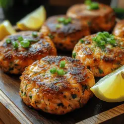 If you’re on the hunt for a quick, healthy, and delicious meal that can be whipped up in no time, look no further than savory salmon sensation patties. These delectable bites are not only packed with flavor but also come loaded with nutritional benefits, making them an excellent choice for anyone looking to incorporate more seafood into their diet. With their crispy exterior and tender, flavorful center, these salmon patties are sure to become a family favorite.