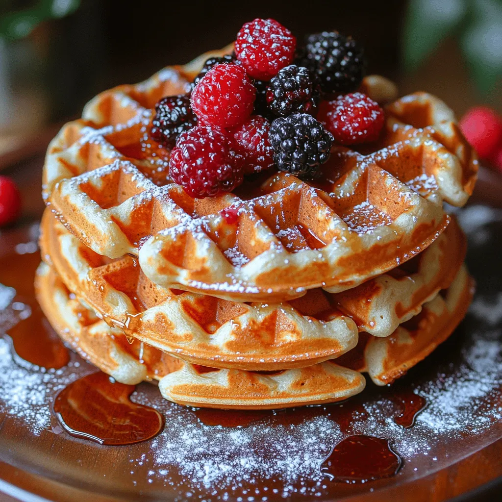 There's something undeniably comforting about a plate of waffles. Their golden-brown, crispy exterior coupled with a soft, fluffy interior has made waffles a beloved breakfast staple in households around the globe. Whether served plain, drizzled with maple syrup, or adorned with fresh berries, waffles offer a delightful start to the day. Among the many variations of this breakfast favorite, fluffy buttermilk waffles stand out due to their unique texture and rich flavor profile.