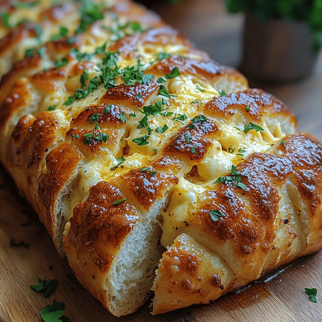 In the world of appetizers and snacks, few dishes are as universally loved as pull-apart bread. This delightful creation combines the comforting qualities of freshly baked bread with the irresistible allure of gooey cheese and aromatic garlic. Perfect for sharing at gatherings, family dinners, or even as a cozy treat during a movie night, Cheesy Garlic Bliss Pull-Apart Bread is sure to impress both friends and family alike.
