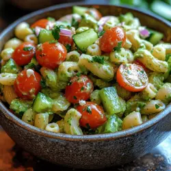 Macaroni salad has long been a staple dish at barbecues, potlucks, and family gatherings. This beloved classic is cherished for its creamy texture and delightful flavors, making it a favorite among many. However, if you’re looking to elevate this traditional dish and give it a fresh spin, look no further than the creamy avocado macaroni salad. This innovative version combines the familiar comfort of macaroni salad with the rich, buttery taste of ripe avocados, enhancing not only the flavor but also the nutritional profile of the dish.