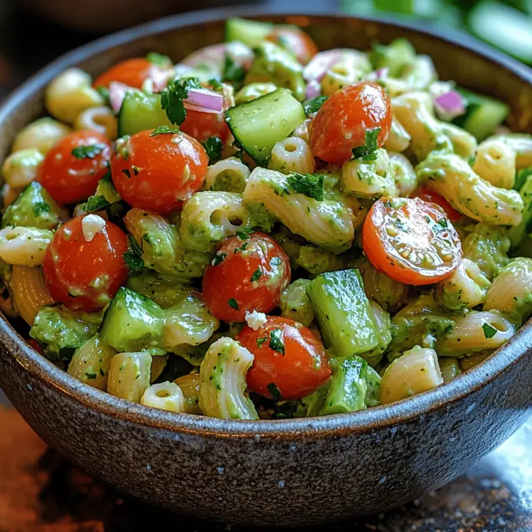 Macaroni salad has long been a staple dish at barbecues, potlucks, and family gatherings. This beloved classic is cherished for its creamy texture and delightful flavors, making it a favorite among many. However, if you’re looking to elevate this traditional dish and give it a fresh spin, look no further than the creamy avocado macaroni salad. This innovative version combines the familiar comfort of macaroni salad with the rich, buttery taste of ripe avocados, enhancing not only the flavor but also the nutritional profile of the dish.