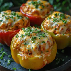 Fiery Buffalo Chicken Stuffed Peppers: A Flavor Explosion
