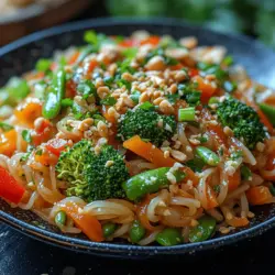 Zesty Thai Noodle Delight: A Flavorful Journey into Thai Cuisine