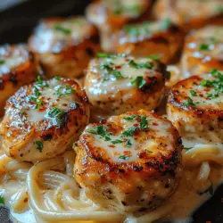 Garlic Butter Chicken Bites with Parmesan Pasta