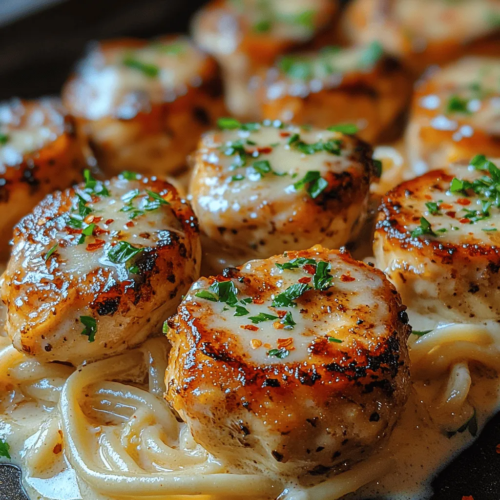 In the realm of quick and delicious dinners, Garlic Butter Chicken Bites with Parmesan Pasta stands out as a delightful option that elegantly combines savory flavors with comforting textures. This dish is not only easy to prepare, making it perfect for busy weeknights, but it also showcases the wonderful marriage of garlic, butter, and Parmesan cheese, transforming simple ingredients into a gourmet experience. The balance of rich flavors, tender chicken bites, and creamy pasta creates a dish that is sure to please everyone at the table.