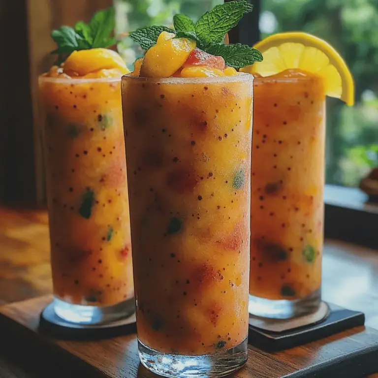 As the sun blazes overhead and the temperatures rise, nothing beats a refreshing drink that cools you down and invigorates your senses. Enter the Tropical Bliss Frozen Mango Strawberry Lemonade—a vibrant, thirst-quenching beverage that embodies the essence of summer. With its combination of sweet mango and tart strawberry, this drink is not only a feast for the eyes but also for the taste buds. Perfect for summer barbecues, pool parties, or simply lounging on a warm afternoon, this frozen lemonade is a delightful way to beat the heat and elevate any gathering.