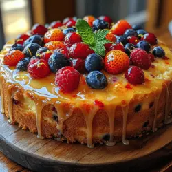 To create the perfect Zesty Lemon Berry Sheet Cake, it’s essential to understand the role of each ingredient. Each component contributes to the overall texture, flavor, and appearance of the cake, ensuring that every bite is delightful. Here’s a closer look at the key ingredients: