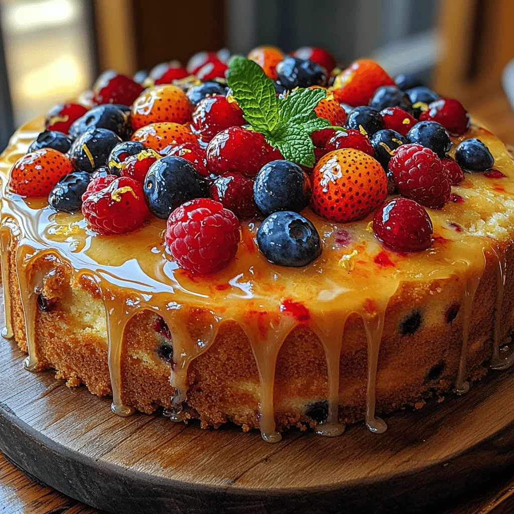 To create the perfect Zesty Lemon Berry Sheet Cake, it’s essential to understand the role of each ingredient. Each component contributes to the overall texture, flavor, and appearance of the cake, ensuring that every bite is delightful. Here’s a closer look at the key ingredients: