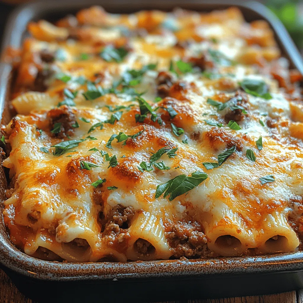 To create the perfect Zesty Three-Cheese Baked Ziti, it’s important to understand the role of each ingredient. This dish is built upon a solid foundation of pasta, sauce, and cheese, each playing a crucial role in the overall flavor and texture.