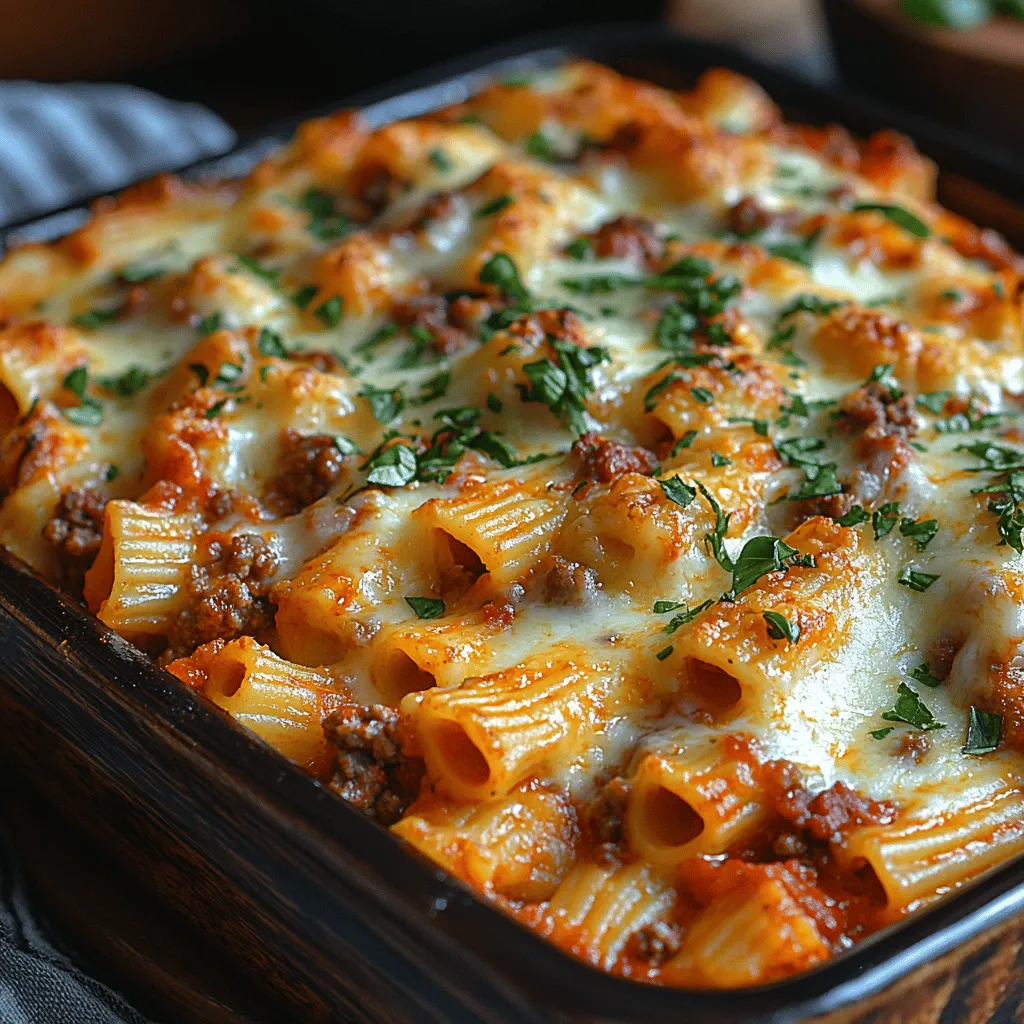 To create the perfect Zesty Three-Cheese Baked Ziti, it’s important to understand the role of each ingredient. This dish is built upon a solid foundation of pasta, sauce, and cheese, each playing a crucial role in the overall flavor and texture.