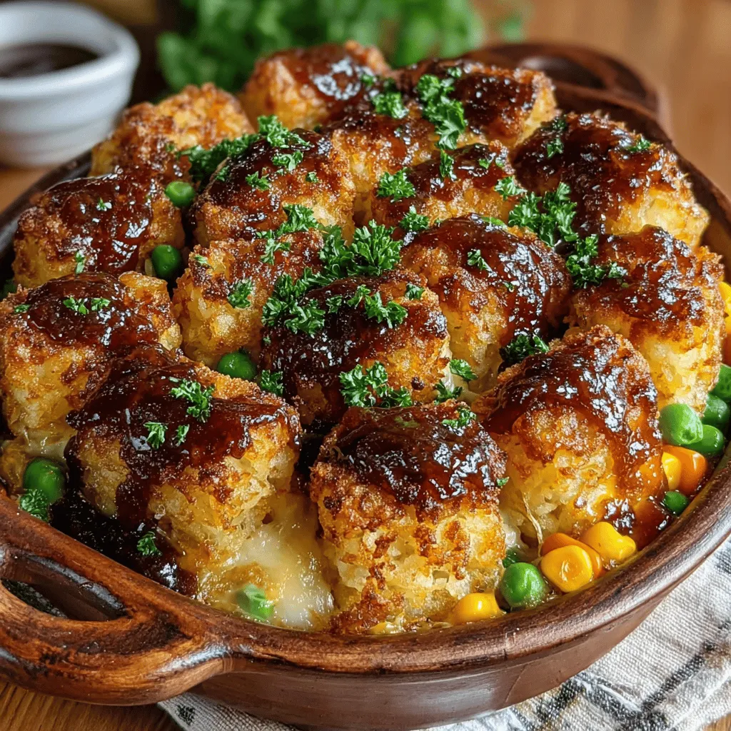 Casseroles have long been a staple in family kitchens, celebrated for their comforting nature and versatility. These one-dish meals are not only easy to prepare but also offer a hearty way to feed a crowd, making them a favorite for weeknight dinners and gatherings alike. One standout option is the Smoky BBQ Chicken Tater Tot Casserole, a delicious dish that combines tender chicken, savory barbecue sauce, and crispy tater tots for an irresistible meal that brings everyone to the table.