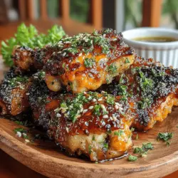 Golden Honey Garlic Chicken Drumsticks
