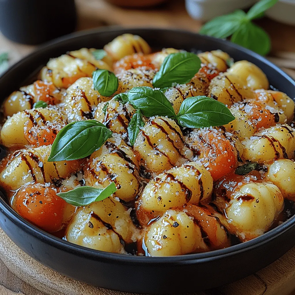 Grated Parmesan cheese is an essential ingredient in this creamy tomato basil gnocchi recipe. It adds a savory finish that enhances the overall flavor profile of the dish, bringing a touch of indulgence to every bite. The salty, nutty notes of the cheese perfectly complement the sweetness of the tomatoes and the freshness of the basil, creating a harmonious balance that is simply irresistible.