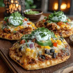 Zesty Southwest Chicken Flatbread Pizza: Step-by-Step Instructions and Serving Suggestions