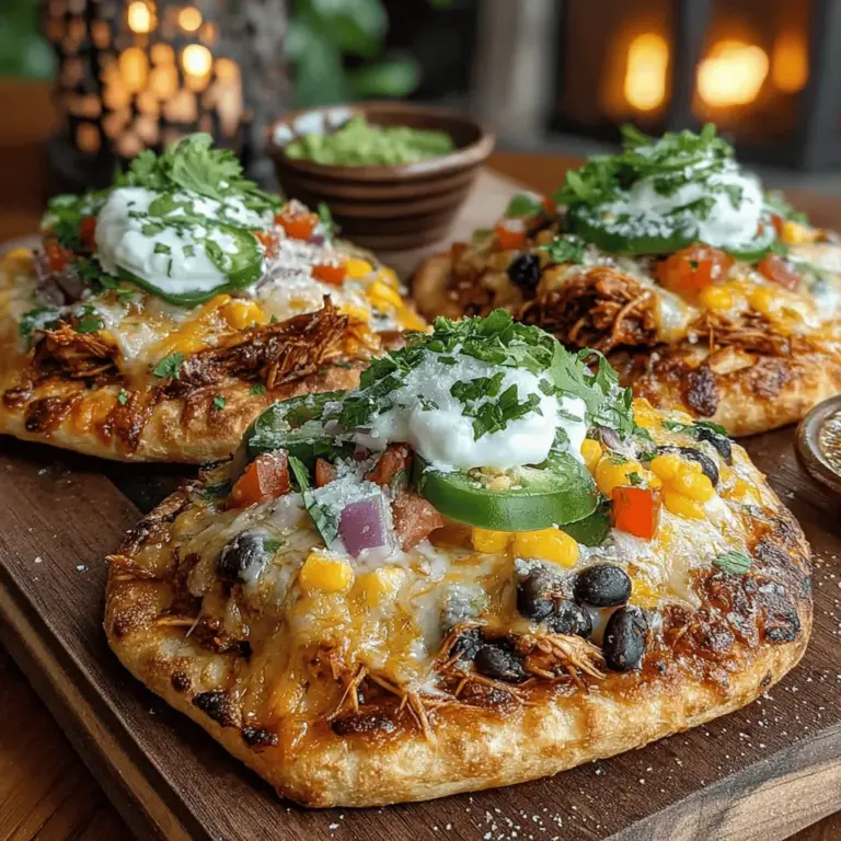 Flatbread pizzas have surged in popularity over the past few years, becoming a go-to choice for home cooks and food enthusiasts alike. Their versatility and ease of preparation make them ideal for quick weeknight dinners or casual gatherings. Among the myriad of flatbread pizza options, the Zesty Southwest Chicken Flatbread Pizza stands out for its vibrant flavors and wholesome ingredients. This recipe brings together a delightful combination of savory chicken, zesty spices, and fresh toppings, creating a dish that is both satisfying and nutritious.