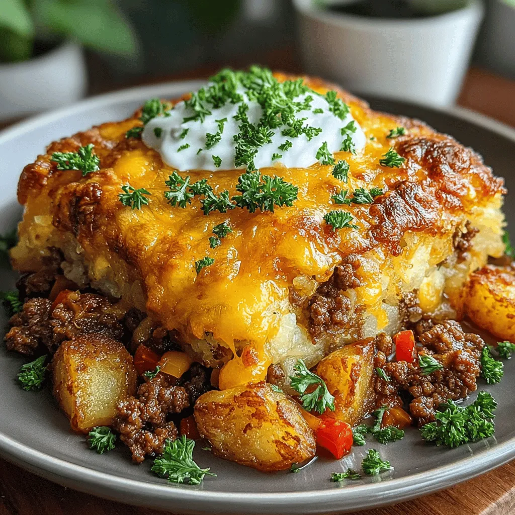 There’s something incredibly comforting about a warm, hearty meal that fills your kitchen with enticing aromas. For many, including myself, that meal is a savory ground beef potato hash bake. This dish is steeped in nostalgia, as it was a staple in my family’s Sunday evening dinners. Each week, we would gather around the dinner table, where my mother would showcase her culinary skills, preparing various comfort foods. Among those, the potato hash bake always stood out, not only for its delightful flavors but for the warmth and togetherness it fostered. It was more than just a meal; it was a moment of connection, sharing stories, laughter, and love. Today, I want to share this simple yet delightful recipe with you, perfect for any night of the week.