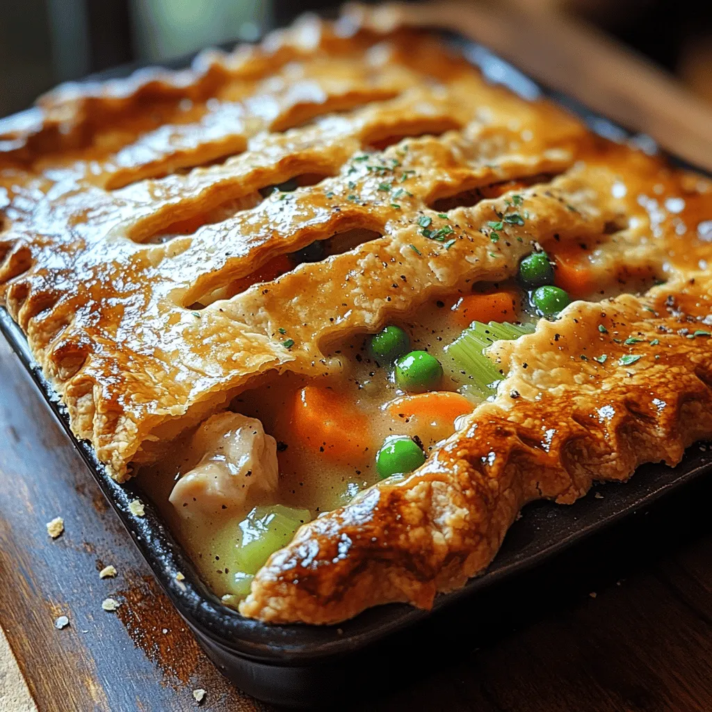 Creating a chicken pot pie is a straightforward process, but the result is a dish that feels special. Let’s go through the steps together: