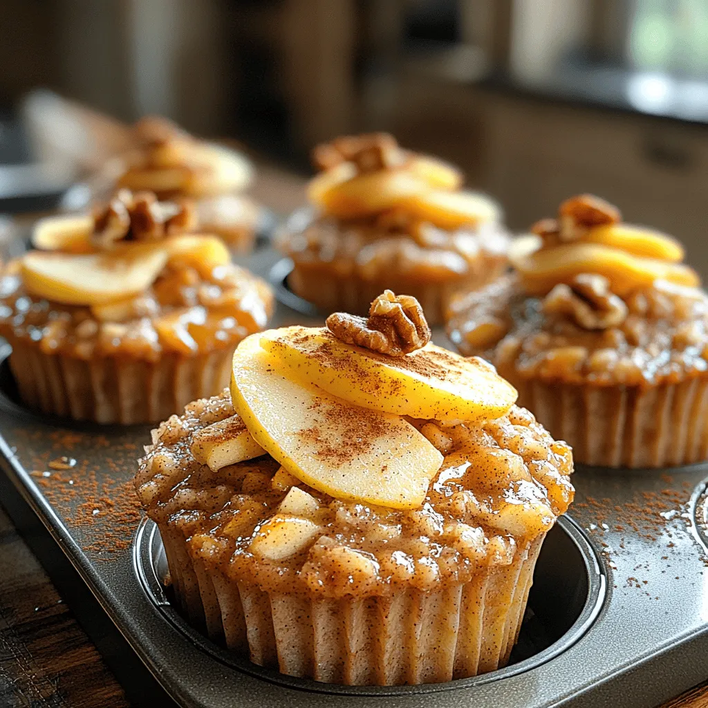 To create your Sweet Apple Cinnamon Oat Cups, you’ll need a selection of wholesome ingredients that are likely already in your pantry. Here’s what you’ll need: