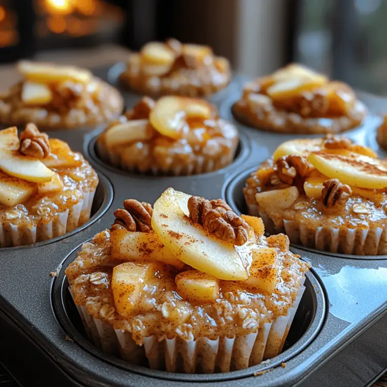 To create your Sweet Apple Cinnamon Oat Cups, you’ll need a selection of wholesome ingredients that are likely already in your pantry. Here’s what you’ll need:
