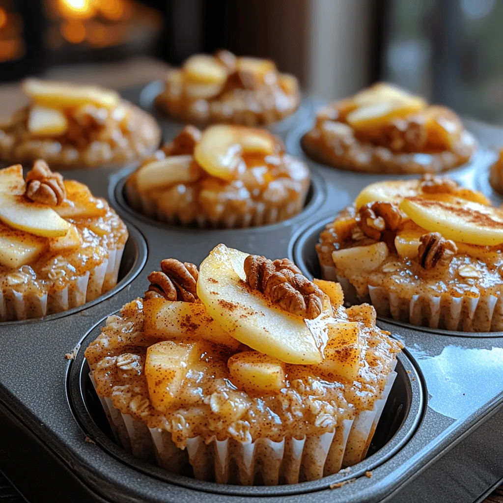 Sweet Apple Cinnamon Oat Cups