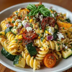 Sweet Corn & Zucchini Pasta Salad: A Fresh and Flavorful Delight