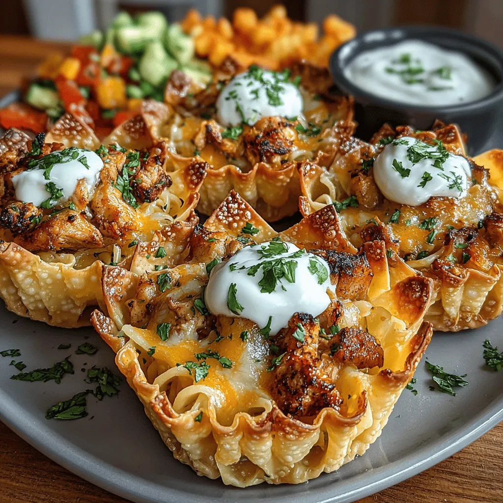 Crispy Chicken Fajita Pasta Cups are an innovative dish that marries the bold, zesty flavors of fajitas with the comforting, satisfying nature of pasta. This unique fusion creates a delightful culinary experience, making these cups a standout option for a variety of occasions. Whether you’re planning a cozy family dinner, hosting a lively gathering with friends, or seeking convenient meal prep ideas, this recipe fits the bill perfectly. The combination of tender chicken, colorful vegetables, and perfectly cooked pasta, all encased in a crispy shell, transforms traditional comfort food into an exciting finger food that will have everyone coming back for seconds.