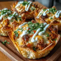 Crispy Chicken Fajita Pasta Cups are an innovative dish that marries the bold, zesty flavors of fajitas with the comforting, satisfying nature of pasta. This unique fusion creates a delightful culinary experience, making these cups a standout option for a variety of occasions. Whether you’re planning a cozy family dinner, hosting a lively gathering with friends, or seeking convenient meal prep ideas, this recipe fits the bill perfectly. The combination of tender chicken, colorful vegetables, and perfectly cooked pasta, all encased in a crispy shell, transforms traditional comfort food into an exciting finger food that will have everyone coming back for seconds.