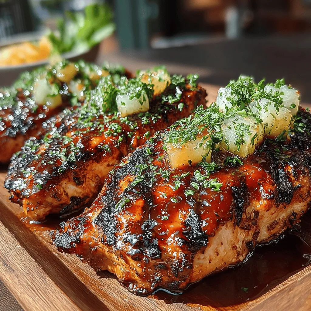 Grilled chicken is a beloved dish that transcends borders and brings people together, especially during the warmer months. Its versatility allows for countless preparations, making it a staple at summer barbecues, family gatherings, and casual weeknight dinners. Whether marinated, seasoned, or simply grilled to perfection, chicken can easily adapt to a variety of flavor profiles, catering to diverse palates. One such delightful variation is the addition of a homemade peach BBQ glaze, which introduces a sweet and tangy twist that beautifully complements the savory essence of the grilled chicken.
