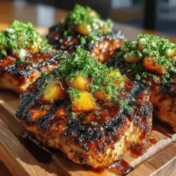 Grilled chicken is a beloved dish that transcends borders and brings people together, especially during the warmer months. Its versatility allows for countless preparations, making it a staple at summer barbecues, family gatherings, and casual weeknight dinners. Whether marinated, seasoned, or simply grilled to perfection, chicken can easily adapt to a variety of flavor profiles, catering to diverse palates. One such delightful variation is the addition of a homemade peach BBQ glaze, which introduces a sweet and tangy twist that beautifully complements the savory essence of the grilled chicken.