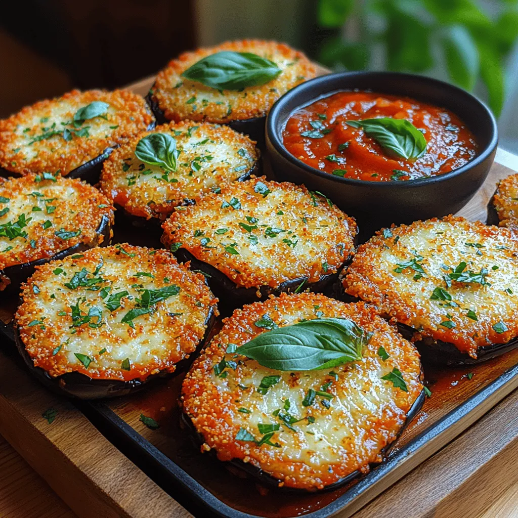 To create the perfect Crispy Eggplant Parmesan Bites, gathering the right ingredients is crucial. Here’s an overview of what you’ll need: