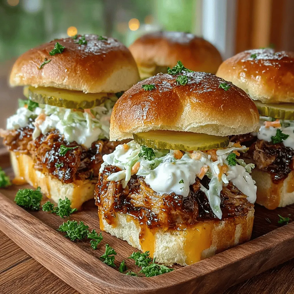 When it comes to hosting gatherings or simply enjoying a cozy family meal, sliders have carved out a special niche in the culinary world. Their bite-sized nature makes them a perfect choice for parties, barbecues, or casual get-togethers. Sliders are versatile, allowing for a wide range of fillings that can cater to any taste preference. Among the myriad of slider recipes, Tangy Mustard BBQ Chicken Sliders stand out with their unique flavor profile that combines the zing of mustard with the smoky sweetness of barbecue sauce. This dish not only satisfies the palate but also brings a vibrant splash of color to your dining table.