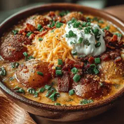 Creamy Slow Cooker Loaded Baked Potato Soup