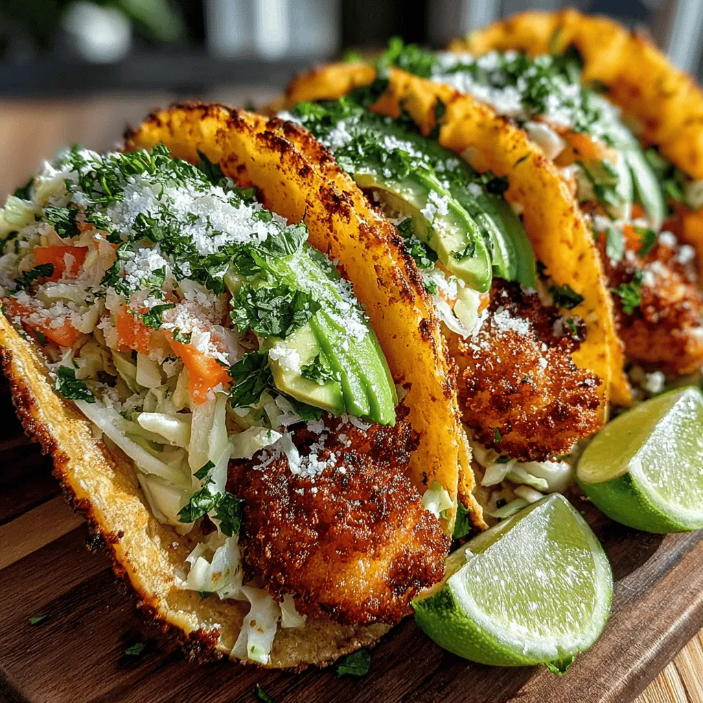 When it comes to satisfying meals that pack a punch, crispy chicken tacos are hard to beat. They have become a beloved staple in contemporary cuisine, combining the crunch of fried chicken with the vibrant flavors of fresh toppings. The allure of these tacos lies not only in their irresistible texture but also in the delightful harmony of flavors. Picture this: succulent pieces of chicken coated in a zesty ranch seasoning, nestled in a warm tortilla, and topped with a refreshing slaw that adds a crisp contrast. It’s a dish that appeals to both the adventurous eater and the comfort food lover alike.