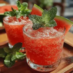As the temperature rises and the sun shines brighter, there’s no better way to beat the heat than with a refreshing frozen slushie. The Chill & Thrill Frozen Watermelon Slushies are not only a delightful treat but also a healthy option that captures the essence of summer. With the natural sweetness of watermelon, the tangy zest of lime, and the invigorating touch of fresh mint, this slushie offers a burst of flavor that is both refreshing and revitalizing.