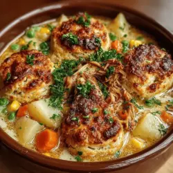 To create this heartwarming dish, you’ll need a handful of wholesome ingredients that come together beautifully. The following components are essential for crafting a rich and satisfying chicken pot pie soup: