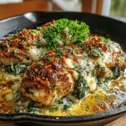 There’s something utterly comforting about a warm, creamy chicken dish that fills your kitchen with mouthwatering aromas. One of my fondest memories is from a chilly autumn evening when I decided to whip up something special for my family. The air was crisp, and after a long day, we all needed a little warmth and comfort. I rummaged through my pantry and spotted some fresh spinach, chicken breasts, and a few cheeses. Armed with these ingredients, I created a dish that would soon become a beloved staple in our home: the Creamy Parmesan Spinach Chicken Bake.