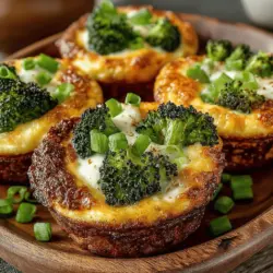 In today’s fast-paced world, finding a nutritious and delicious breakfast option can be a challenge. Many people rush out the door without a proper meal, resorting to sugary cereals or fast food, which can leave them feeling sluggish and unsatisfied. Enter the Golden Cheddar Broccoli Breakfast Cups—a perfect solution for busy mornings. These delightful breakfast cups combine the goodness of fresh broccoli and sharp cheddar cheese into a convenient, portable meal that can be enjoyed at home or on the go. Packed with flavor and nutrition, they cater to various dietary preferences, making them a versatile addition to any breakfast table.