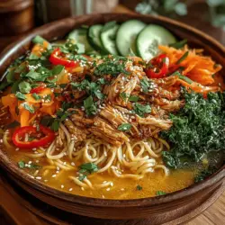 Chilled Delight: Cold Sesame Chicken Noodles