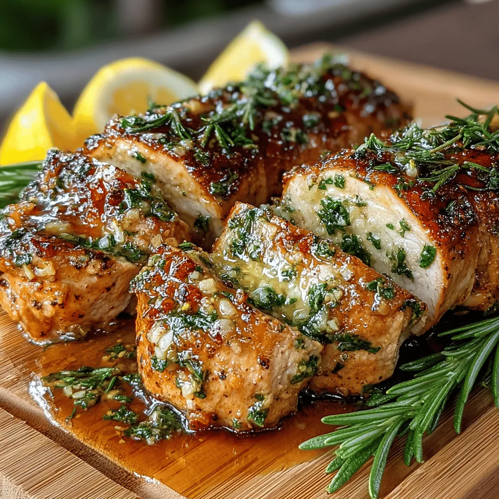 When it comes to creating a memorable meal that can impress family and friends alike, few dishes rival the Savory Garlic Butter Turkey Tenderloin. This recipe showcases the prime cut of turkey in a delectable garlic-infused butter sauce, resulting in a succulent and flavorful dish that is perfect for any gathering or special occasion. Whether you're hosting a holiday feast or simply enjoying a cozy dinner at home, this turkey tenderloin is bound to be a crowd-pleaser.