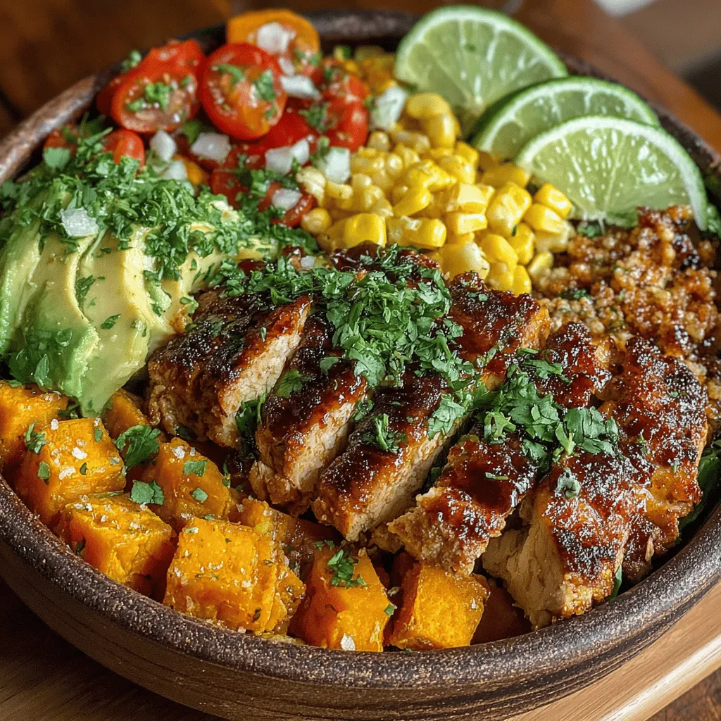 To truly appreciate the smoky BBQ chicken sweet potato bowls, it’s essential to understand the key ingredients that make this dish both nutritious and mouthwatering. Each component contributes not only to the overall flavor but also to the health benefits of the meal.