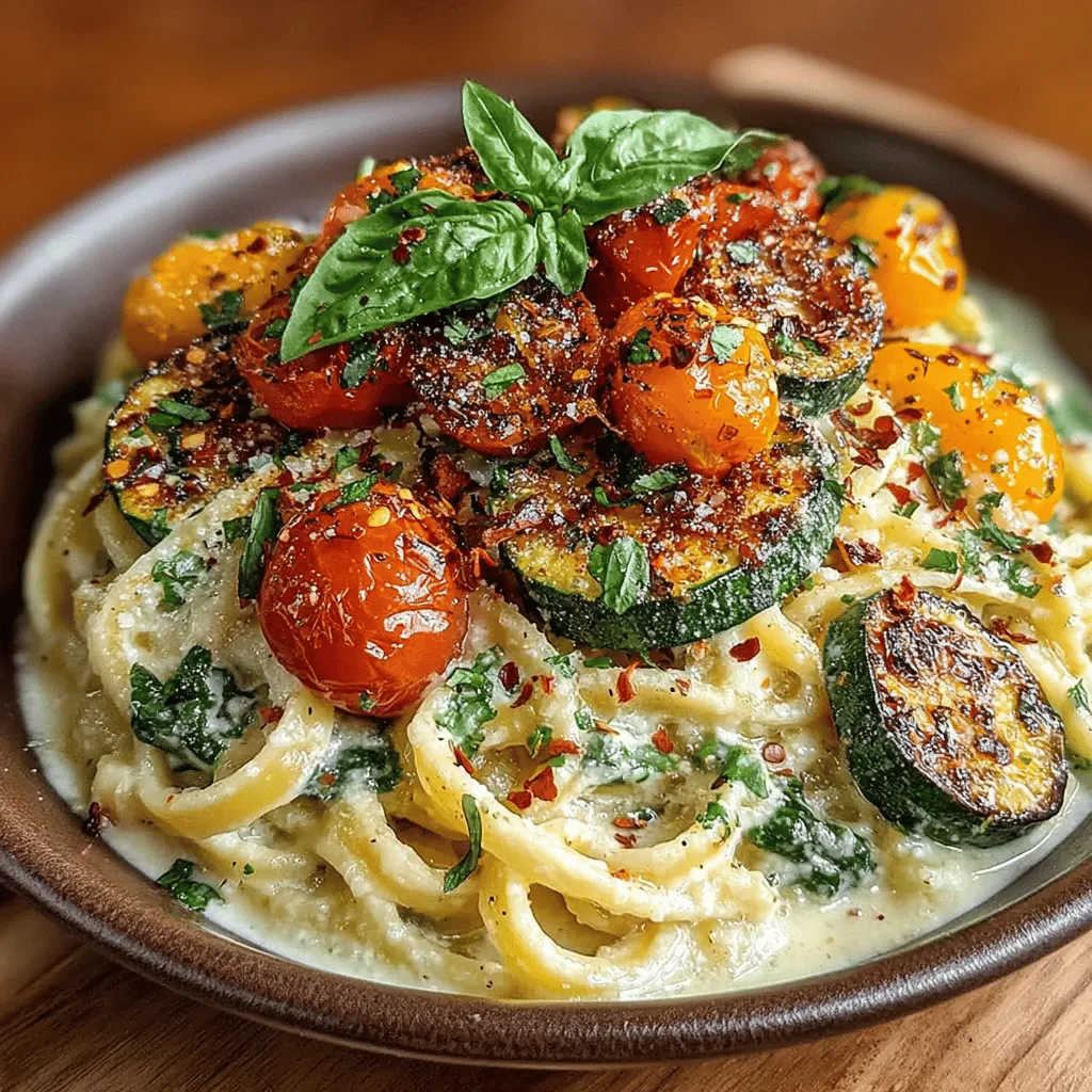 To create the perfect Creamy Zucchini Tomato Pasta, it’s essential to understand the role of each ingredient. The quality and freshness of your components will greatly influence the final result.