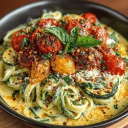 Creamy Zucchini Tomato Pasta: A Flavorful Delight