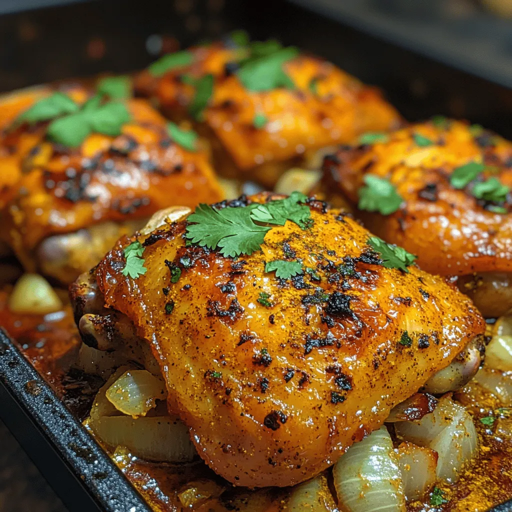 Are you ready to elevate your weeknight dinners with a dish that is both delicious and nutritious? Smoky Turmeric Roasted Chicken Thighs are here to deliver a burst of flavor and a host of health benefits to your table. This recipe combines the warm, earthy tones of spices with the savory richness of chicken thighs, creating a culinary experience that is both satisfying and wholesome. Whether you're seeking a comforting meal or planning to impress guests, this dish is sure to become a favorite in your kitchen.